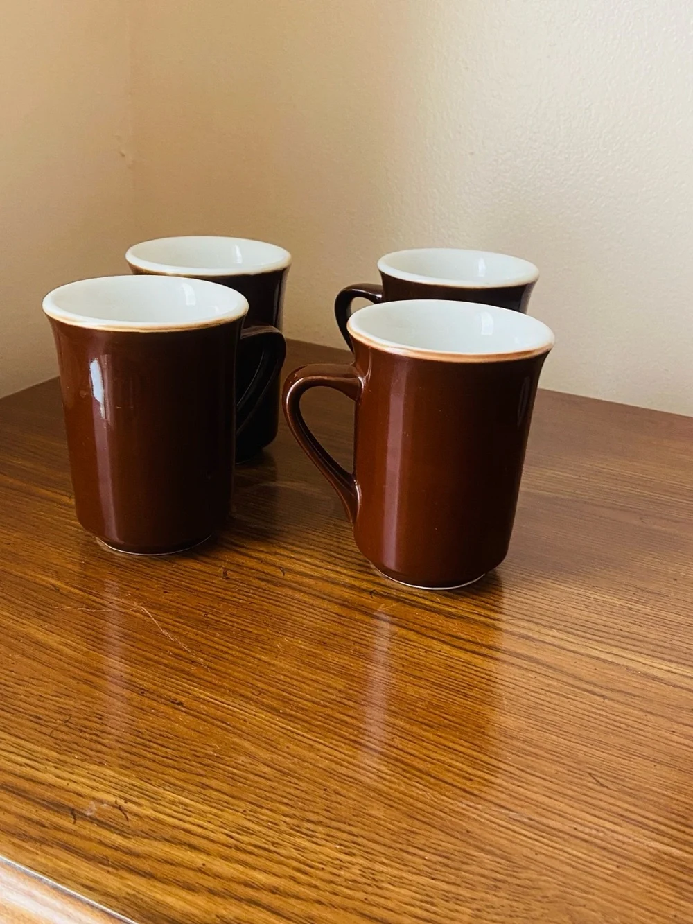 4-4 inch vintage mugs